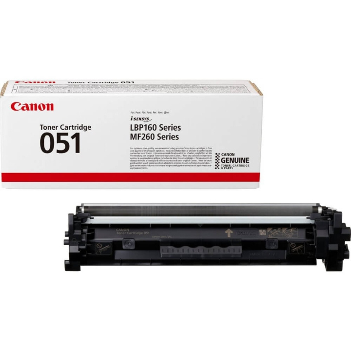 Canon Toner 2168C002 051 Black in the group COMPUTERS & PERIPHERALS / Printers & Accessories / Ink & Toner / Toner / Canon at TP E-commerce Nordic AB (C26496)