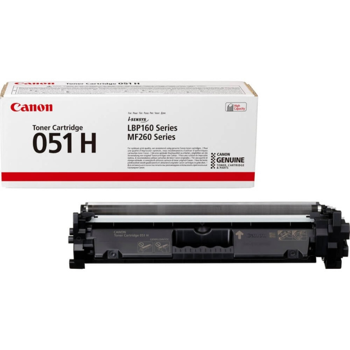 Canon Toner 2169C002 051H Black in the group COMPUTERS & PERIPHERALS / Printers & Accessories / Ink & Toner / Toner / Canon at TP E-commerce Nordic AB (C26497)