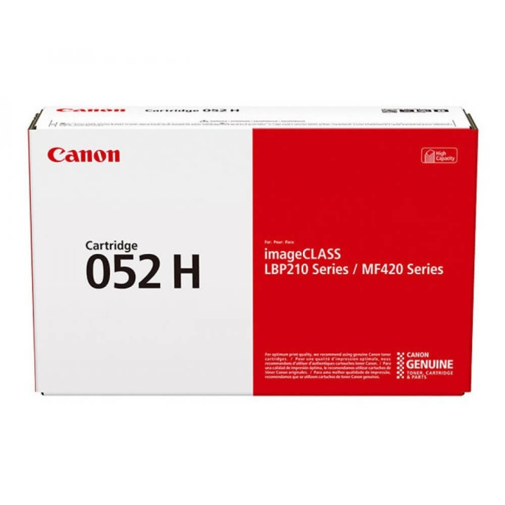 Canon Toner 2200C002 052H Black in the group COMPUTERS & PERIPHERALS / Printers & Accessories / Ink & Toner / Toner / Canon at TP E-commerce Nordic AB (C26499)