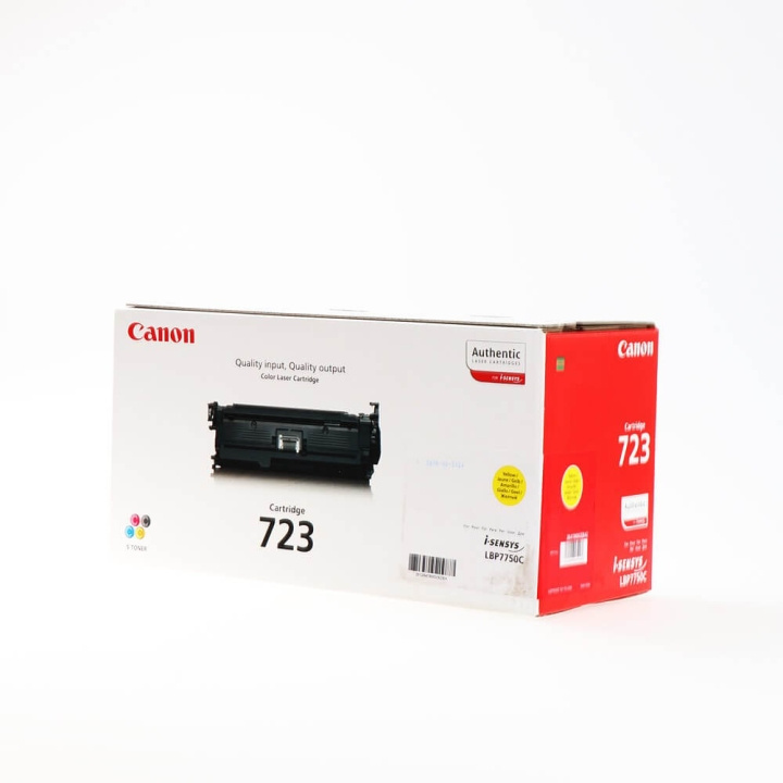 Canon Toner 2641B002 723 Yellow in the group COMPUTERS & PERIPHERALS / Printers & Accessories / Ink & Toner / Toner / Canon at TP E-commerce Nordic AB (C26501)