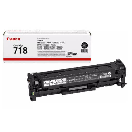 Canon Toner 2662B002 718 Black in the group COMPUTERS & PERIPHERALS / Printers & Accessories / Ink & Toner / Toner / Canon at TP E-commerce Nordic AB (C26509)