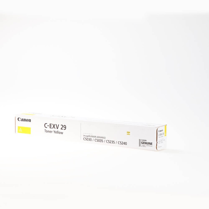Canon Toner 2802B002 C-EXV 29 Yellow in the group COMPUTERS & PERIPHERALS / Printers & Accessories / Ink & Toner / Toner / Canon at TP E-commerce Nordic AB (C26518)