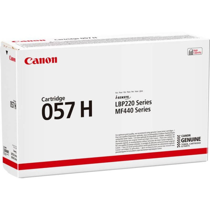 Canon Toner 3010C002 057H Black in the group COMPUTERS & PERIPHERALS / Printers & Accessories / Ink & Toner / Toner / Canon at TP E-commerce Nordic AB (C26521)