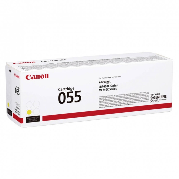 Canon Toner 3013C002 055 Yellow in the group COMPUTERS & PERIPHERALS / Printers & Accessories / Ink & Toner / Toner / Canon at TP E-commerce Nordic AB (C26522)