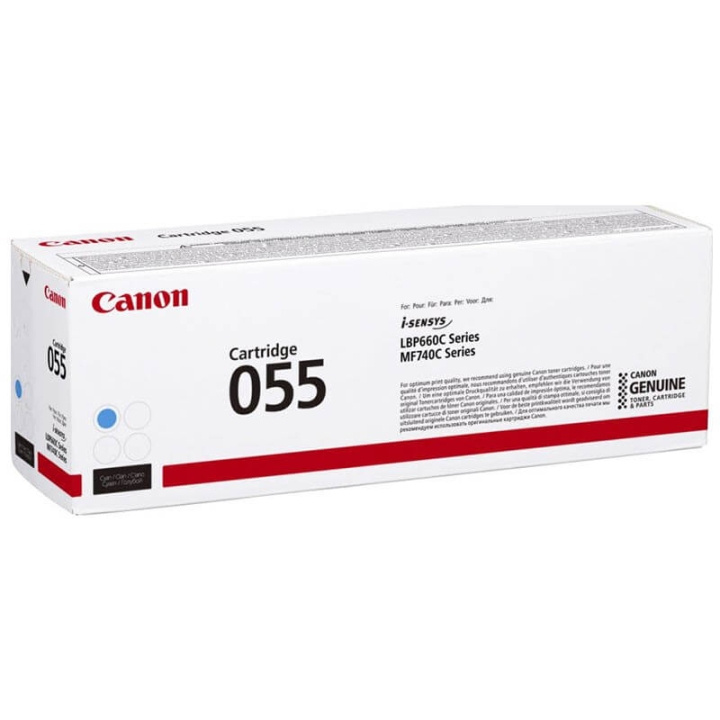 Canon Toner 3015C002 055 Cyan in the group COMPUTERS & PERIPHERALS / Printers & Accessories / Ink & Toner / Toner / Canon at TP E-commerce Nordic AB (C26524)