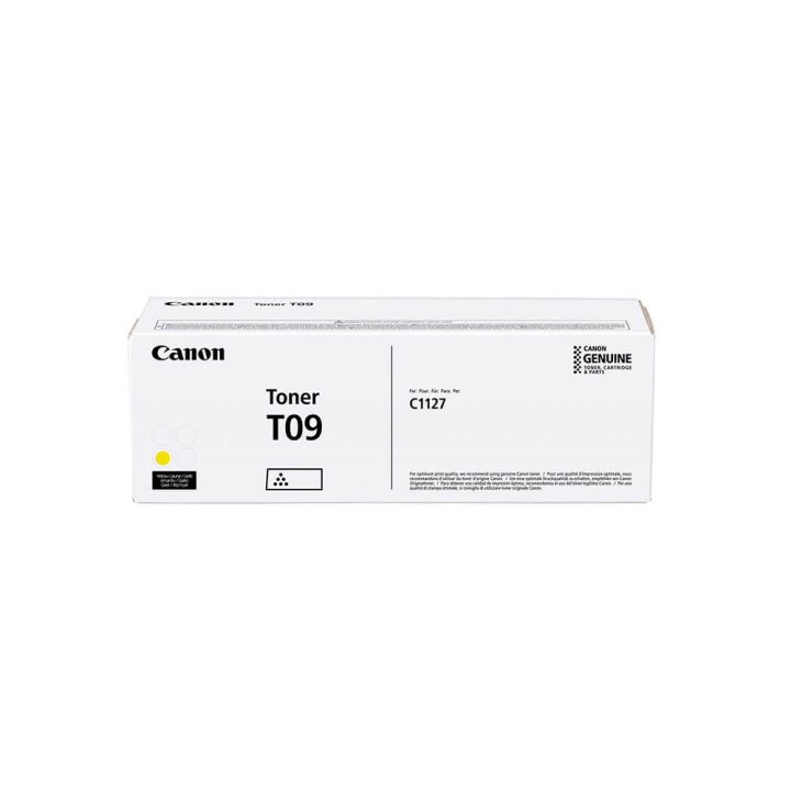 Canon Toner 3017C006 T09 Yellow in the group COMPUTERS & PERIPHERALS / Printers & Accessories / Ink & Toner / Toner / Canon at TP E-commerce Nordic AB (C26527)