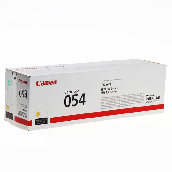 Canon Toner 3021C002 054 Yellow in the group COMPUTERS & PERIPHERALS / Printers & Accessories / Ink & Toner / Toner / Canon at TP E-commerce Nordic AB (C26534)