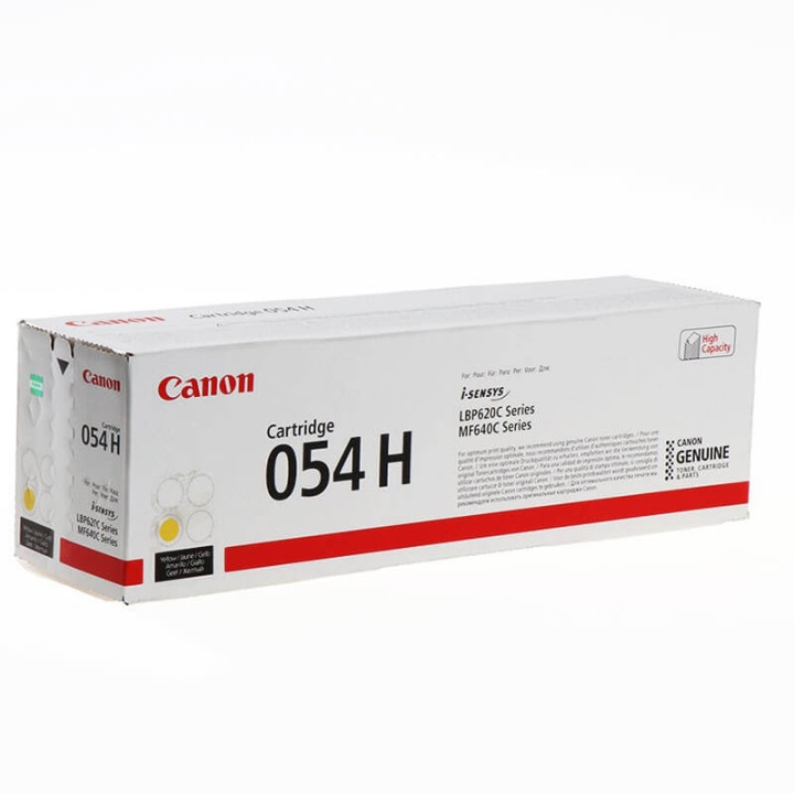 Canon Toner 3025C002 054H Yellow in the group COMPUTERS & PERIPHERALS / Printers & Accessories / Ink & Toner / Toner / Canon at TP E-commerce Nordic AB (C26538)