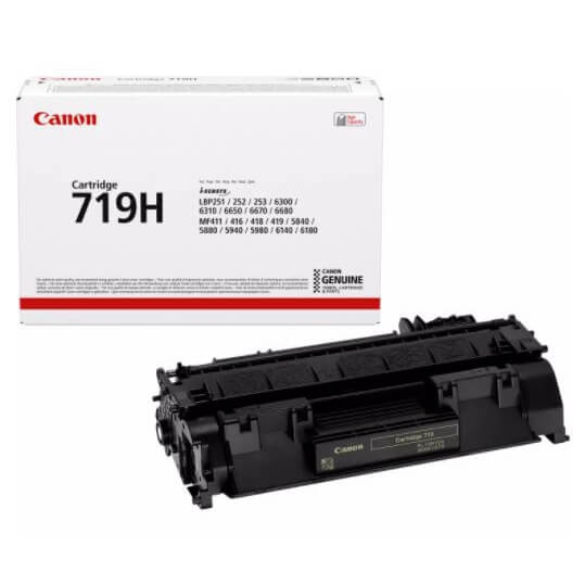 Canon Toner 3480B002 719H Black in the group COMPUTERS & PERIPHERALS / Printers & Accessories / Ink & Toner / Toner / Canon at TP E-commerce Nordic AB (C26543)