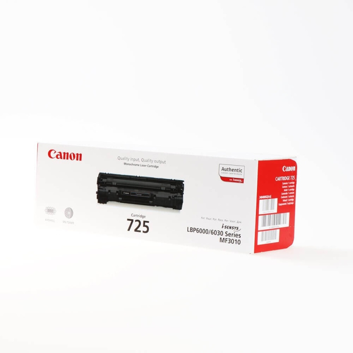 Canon Toner 3484B002 725 Black in the group COMPUTERS & PERIPHERALS / Printers & Accessories / Ink & Toner / Toner / Canon at TP E-commerce Nordic AB (C26547)