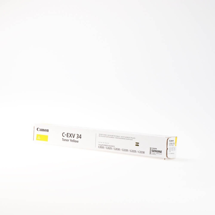 Canon Toner 3785B002 C-EXV 34 Yellow in the group COMPUTERS & PERIPHERALS / Printers & Accessories / Ink & Toner / Toner / Canon at TP E-commerce Nordic AB (C26555)