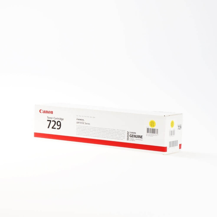 Canon Toner 4367B002 729 Yellow in the group COMPUTERS & PERIPHERALS / Printers & Accessories / Ink & Toner / Toner / Canon at TP E-commerce Nordic AB (C26556)