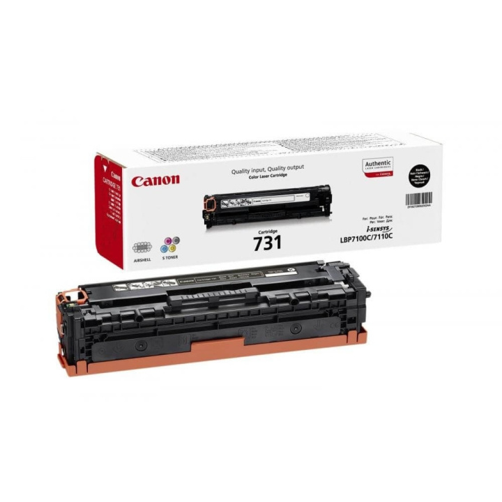 Canon Toner 6272B002 731 Black in the group COMPUTERS & PERIPHERALS / Printers & Accessories / Ink & Toner / Toner / Canon at TP E-commerce Nordic AB (C26567)