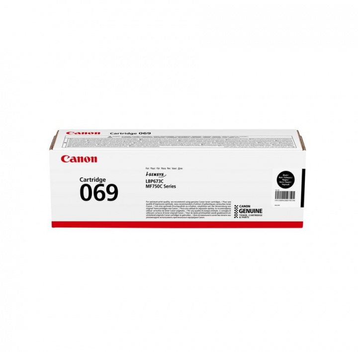 Canon Toner 5094C002 069 Black in the group COMPUTERS & PERIPHERALS / Printers & Accessories / Ink & Toner / Toner / Canon at TP E-commerce Nordic AB (C26589)