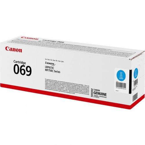 Canon Toner 5093C002 069 Cyan in the group COMPUTERS & PERIPHERALS / Printers & Accessories / Ink & Toner / Toner / Canon at TP E-commerce Nordic AB (C26590)