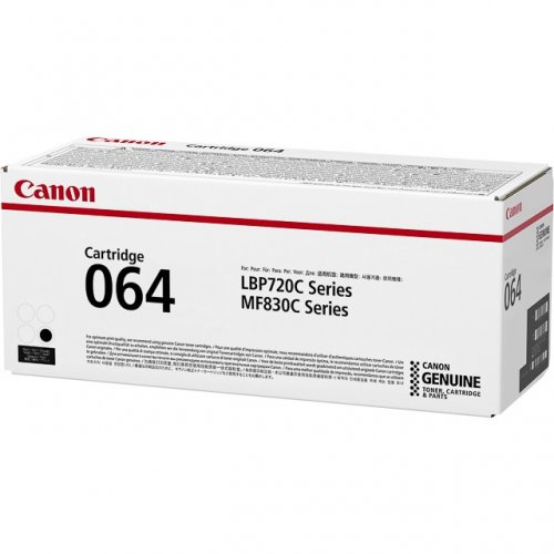 Canon Toner 4937C001 064 Black in the group COMPUTERS & PERIPHERALS / Printers & Accessories / Ink & Toner / Toner / Canon at TP E-commerce Nordic AB (C26598)