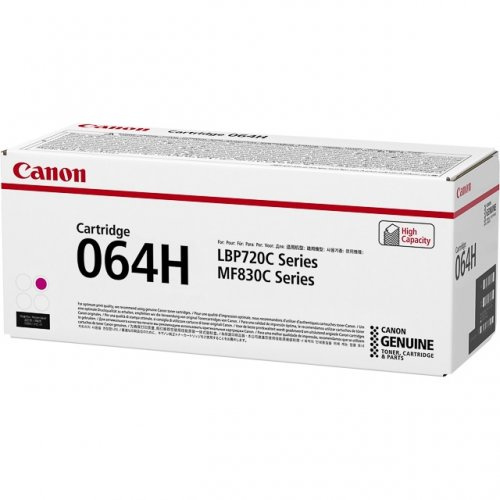 Canon Toner 4934C001 064H Magenta in the group COMPUTERS & PERIPHERALS / Printers & Accessories / Ink & Toner / Toner / Canon at TP E-commerce Nordic AB (C26604)