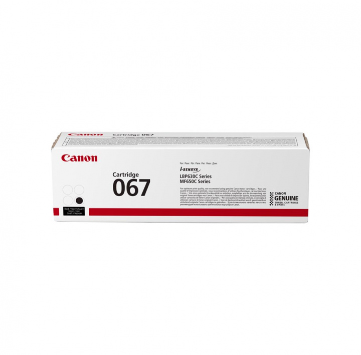 Canon Toner 5102C002 067 Black in the group COMPUTERS & PERIPHERALS / Printers & Accessories / Ink & Toner / Toner / Canon at TP E-commerce Nordic AB (C26606)