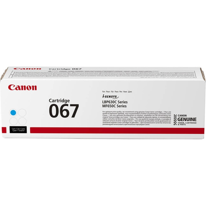 Canon Toner 5101C002 067 Cyan in the group COMPUTERS & PERIPHERALS / Printers & Accessories / Ink & Toner / Toner / Canon at TP E-commerce Nordic AB (C26607)