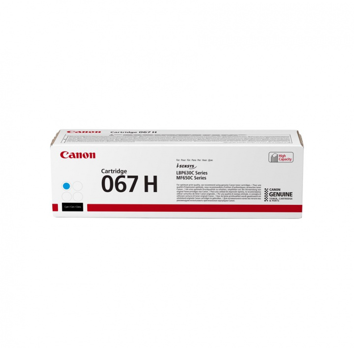 Canon Toner 5105C002 067H Cyan in the group COMPUTERS & PERIPHERALS / Printers & Accessories / Ink & Toner / Toner / Canon at TP E-commerce Nordic AB (C26611)