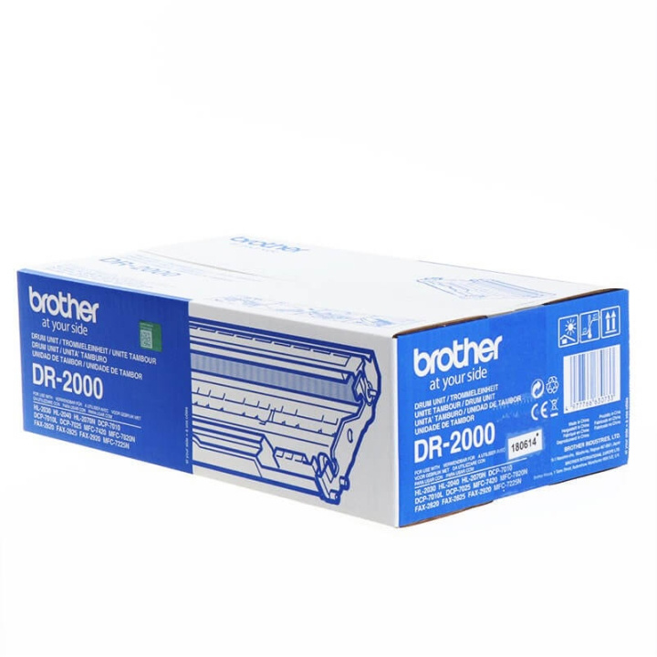 Brother Drum DR2000 DR-2000 Black in the group COMPUTERS & PERIPHERALS / Printers & Accessories / Ink & Toner / Drums / Brother at TP E-commerce Nordic AB (C26616)