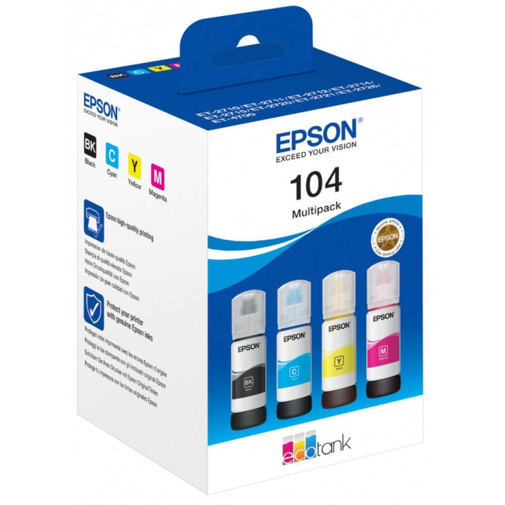 EPSON Ink C13T00P640 104 Multipack in the group COMPUTERS & PERIPHERALS / Printers & Accessories / Ink & Toner / Ink cartridges / Epson at TP E-commerce Nordic AB (C26674)