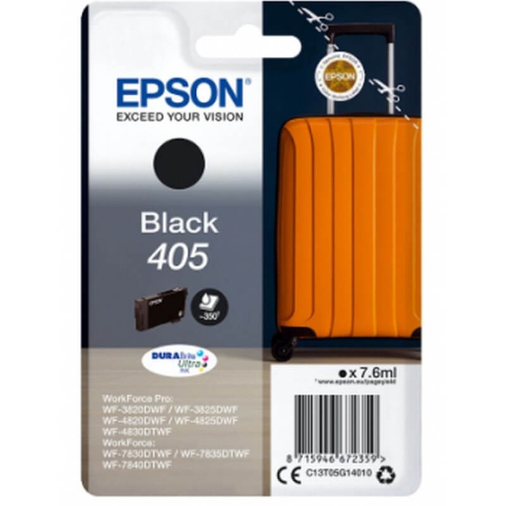 EPSON Ink C13T05G14010 405 Black, Suitcase in the group COMPUTERS & PERIPHERALS / Printers & Accessories / Ink & Toner / Ink cartridges / Epson at TP E-commerce Nordic AB (C26709)