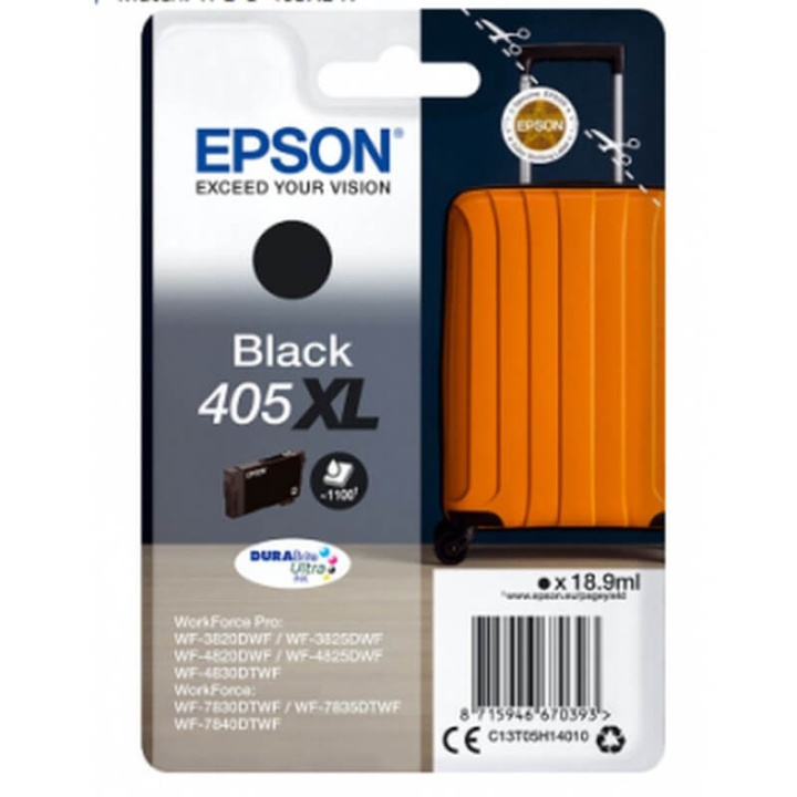 EPSON Ink C13T05H14010 405XL Black, Suitcase in the group COMPUTERS & PERIPHERALS / Printers & Accessories / Ink & Toner / Ink cartridges / Epson at TP E-commerce Nordic AB (C26714)