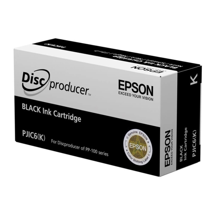 EPSON Ink C13S020452 PJIC6 Black in the group COMPUTERS & PERIPHERALS / Printers & Accessories / Ink & Toner / Ink cartridges / Epson at TP E-commerce Nordic AB (C26727)