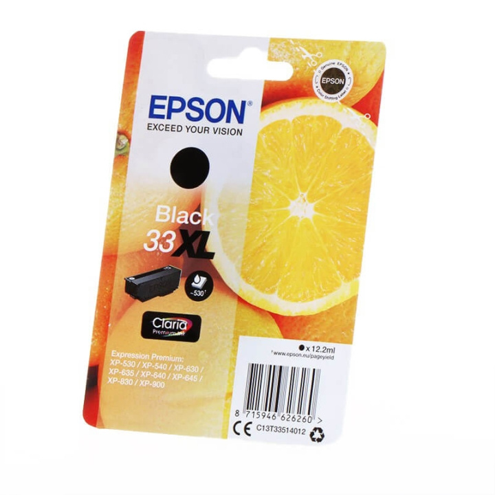 EPSON Ink C13T33514012 33XL Black, Oranges in the group COMPUTERS & PERIPHERALS / Printers & Accessories / Ink & Toner / Ink cartridges / Epson at TP E-commerce Nordic AB (C26822)