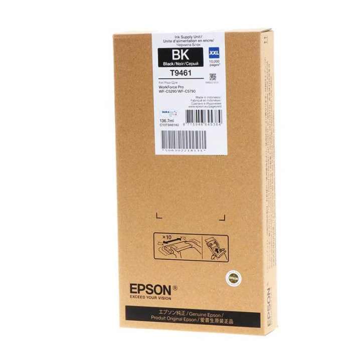 EPSON Ink C13T946140 T9461 XXL Black in the group COMPUTERS & PERIPHERALS / Printers & Accessories / Ink & Toner / Ink cartridges / Epson at TP E-commerce Nordic AB (C26888)