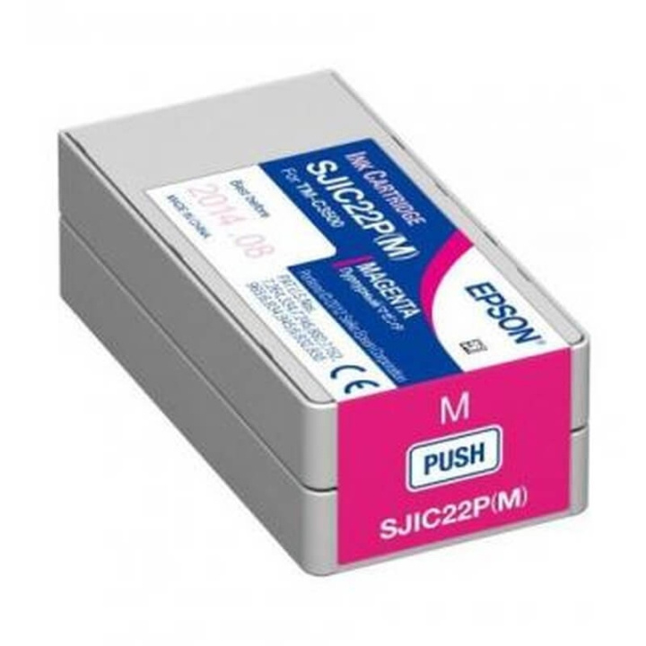 EPSON Ink C33S020603 SJIC22P Magenta in the group COMPUTERS & PERIPHERALS / Printers & Accessories / Ink & Toner / Ink cartridges / Epson at TP E-commerce Nordic AB (C26895)