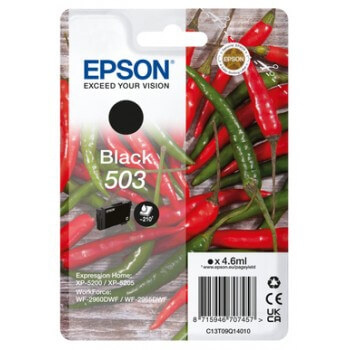 EPSON Ink C13T09Q14010 503 Black, Chili in the group COMPUTERS & PERIPHERALS / Printers & Accessories / Ink & Toner / Ink cartridges / Epson at TP E-commerce Nordic AB (C26932)