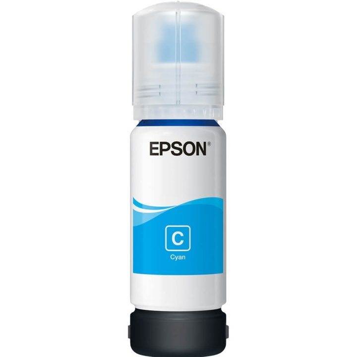 EPSON Ink C13T00R240 106 Cyan Ecotank in the group COMPUTERS & PERIPHERALS / Printers & Accessories / Ink & Toner / Ink cartridges / Epson at TP E-commerce Nordic AB (C26960)