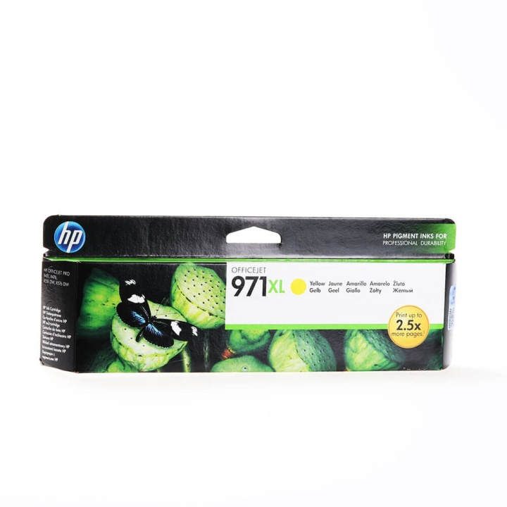 HP Ink CN628AE 971XL Yellow in the group COMPUTERS & PERIPHERALS / Printers & Accessories / Ink & Toner / Toner / HP at TP E-commerce Nordic AB (C26965)