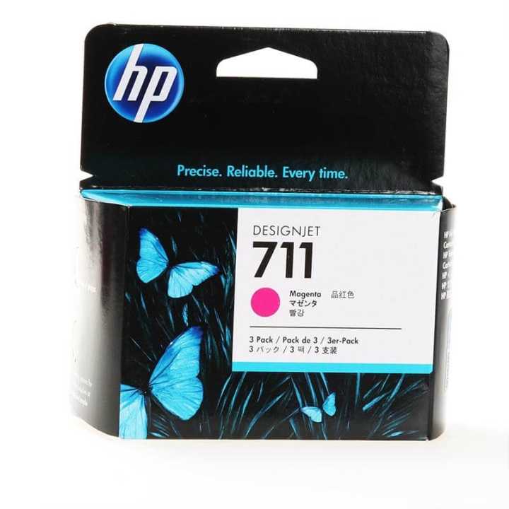 HP Ink CZ135A 711 Magenta 3-pack in the group COMPUTERS & PERIPHERALS / Printers & Accessories / Ink & Toner / Toner / HP at TP E-commerce Nordic AB (C26974)