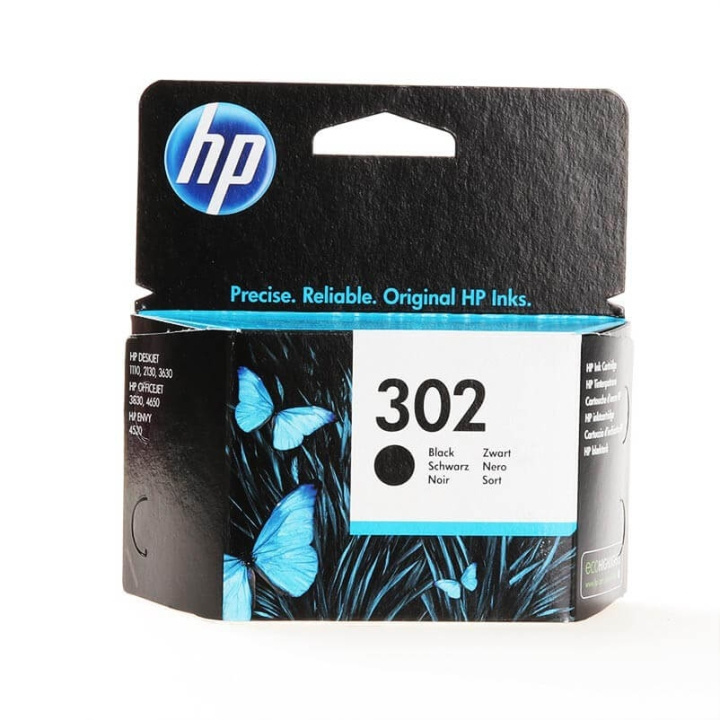 HP Ink F6U66AE 302 Black in the group COMPUTERS & PERIPHERALS / Printers & Accessories / Ink & Toner / Toner / HP at TP E-commerce Nordic AB (C26990)
