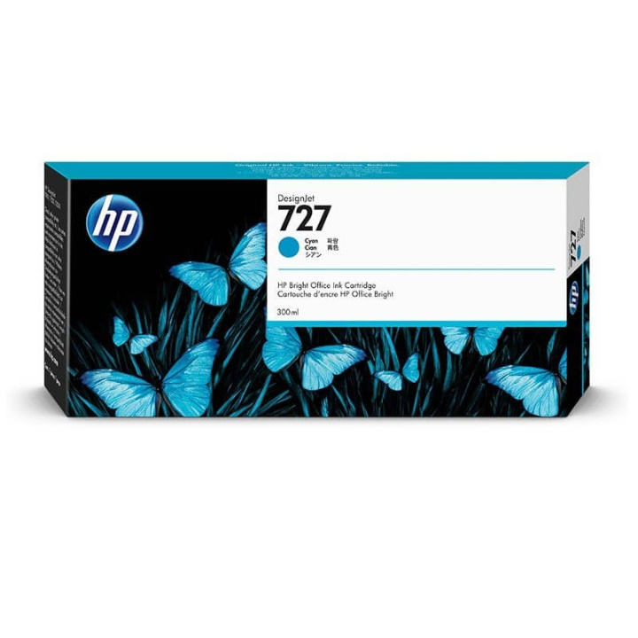 HP Ink F9J76A 727 Cyan 300ml in the group COMPUTERS & PERIPHERALS / Printers & Accessories / Ink & Toner / Toner / HP at TP E-commerce Nordic AB (C26999)