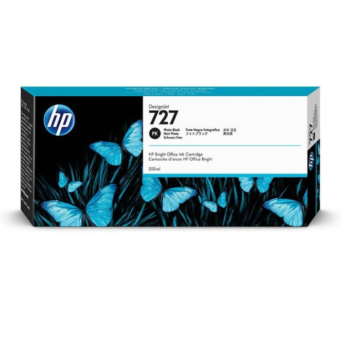 HP Ink F9J79A 727 Photo Black 300ml in the group COMPUTERS & PERIPHERALS / Printers & Accessories / Ink & Toner / Toner / HP at TP E-commerce Nordic AB (C27002)
