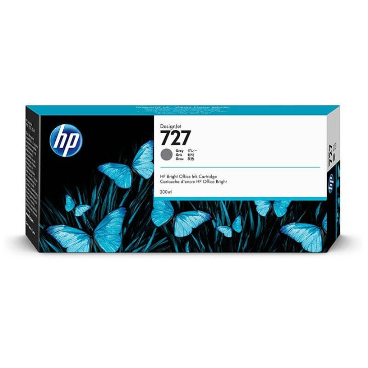 HP Ink F9J80A 727 Grey 300ml in the group COMPUTERS & PERIPHERALS / Printers & Accessories / Ink & Toner / Toner / HP at TP E-commerce Nordic AB (C27003)