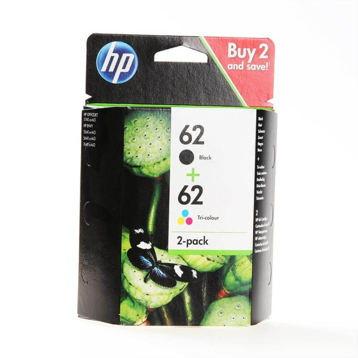 HP Ink N9J71AE 62 Multipack in the group COMPUTERS & PERIPHERALS / Printers & Accessories / Ink & Toner / Toner / HP at TP E-commerce Nordic AB (C27018)