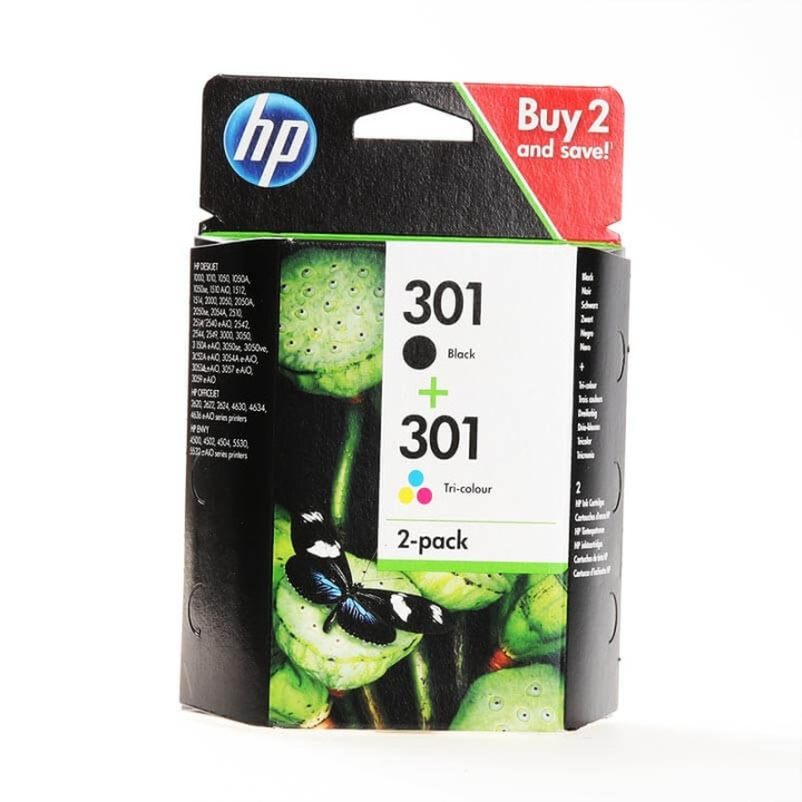 HP Ink N9J72AE 301 Multipack in the group COMPUTERS & PERIPHERALS / Printers & Accessories / Ink & Toner / Toner / HP at TP E-commerce Nordic AB (C27019)