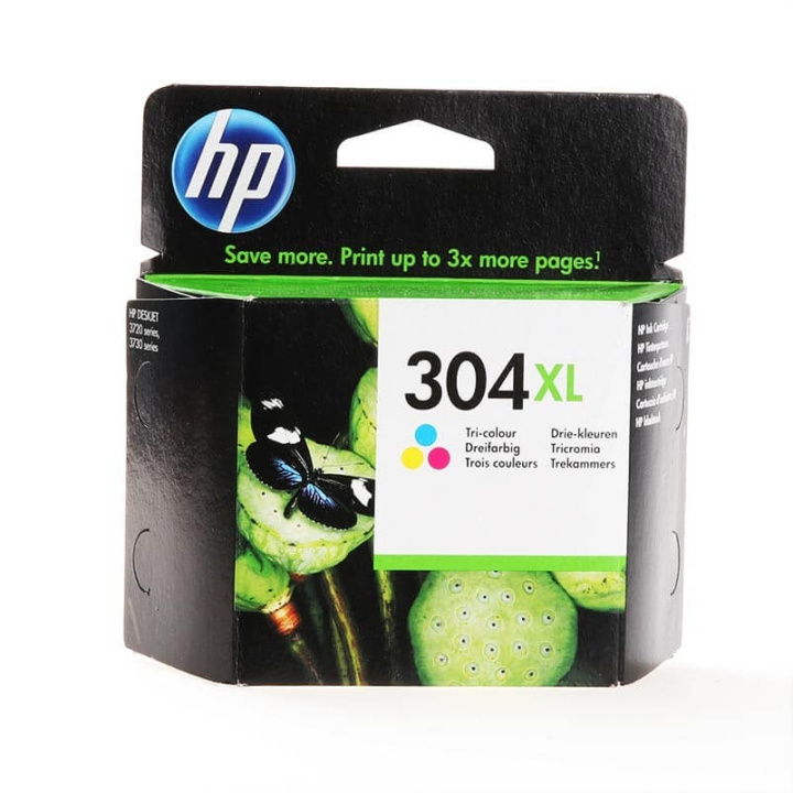 HP Ink N9K07AE 304XL Tri-colour in the group COMPUTERS & PERIPHERALS / Printers & Accessories / Ink & Toner / Toner / HP at TP E-commerce Nordic AB (C27022)