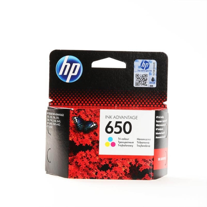 HP Ink CZ102AE 650 Tri-colour in the group COMPUTERS & PERIPHERALS / Printers & Accessories / Ink & Toner / Toner / HP at TP E-commerce Nordic AB (C27057)
