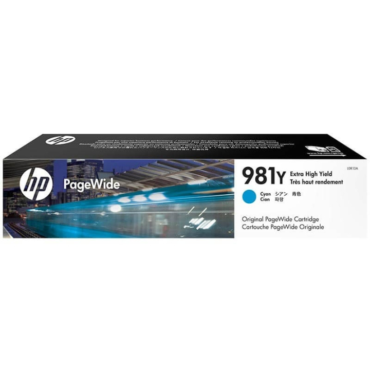 HP Ink L0R13A 981Y Cyan in the group COMPUTERS & PERIPHERALS / Printers & Accessories / Ink & Toner / Toner / HP at TP E-commerce Nordic AB (C27063)