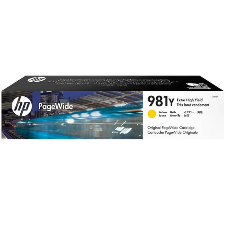 HP Ink L0R15A 981Y Yellow in the group COMPUTERS & PERIPHERALS / Printers & Accessories / Ink & Toner / Toner / HP at TP E-commerce Nordic AB (C27065)