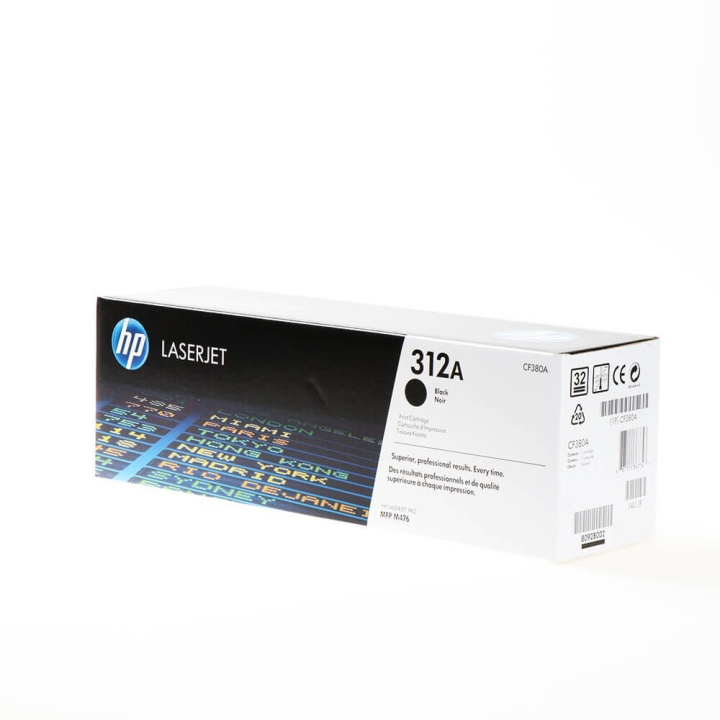 HP Toner CF380A 312A Black in the group COMPUTERS & PERIPHERALS / Printers & Accessories / Ink & Toner / Toner / HP at TP E-commerce Nordic AB (C27068)