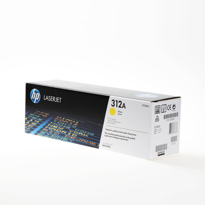 HP Toner CF382A 312A Yellow in the group COMPUTERS & PERIPHERALS / Printers & Accessories / Ink & Toner / Toner / HP at TP E-commerce Nordic AB (C27072)