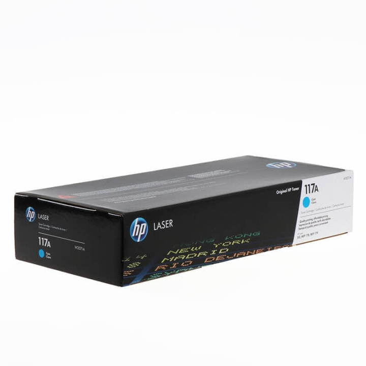 HP Toner W2071A 117A Cyan in the group COMPUTERS & PERIPHERALS / Printers & Accessories / Ink & Toner / Toner / HP at TP E-commerce Nordic AB (C27077)