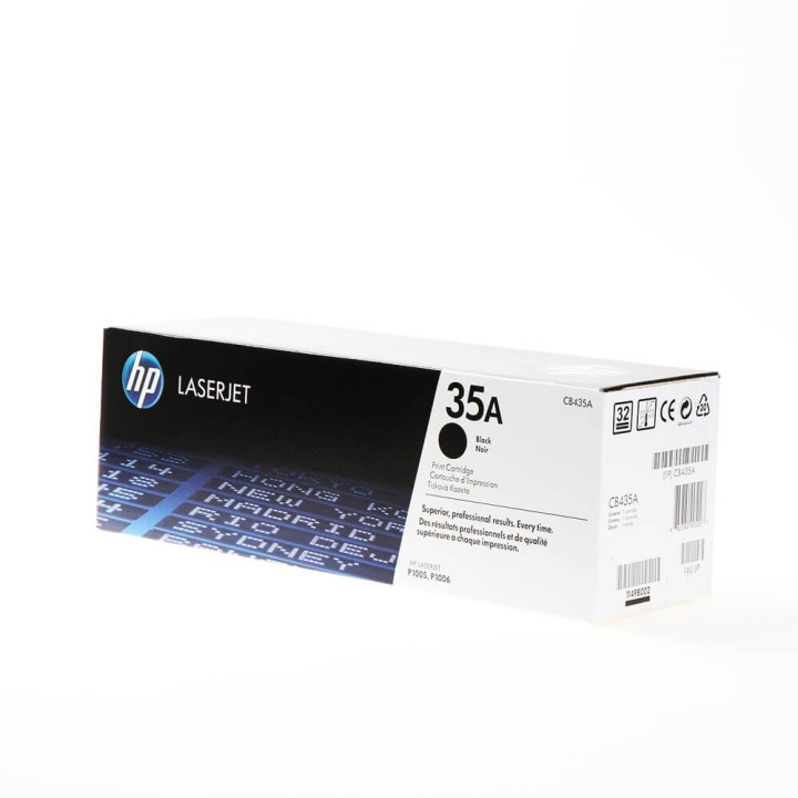 HP Toner CB435A 35A Black in the group COMPUTERS & PERIPHERALS / Printers & Accessories / Ink & Toner / Toner / HP at TP E-commerce Nordic AB (C27084)